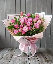 Букет Розовый кустик в Фатеже
