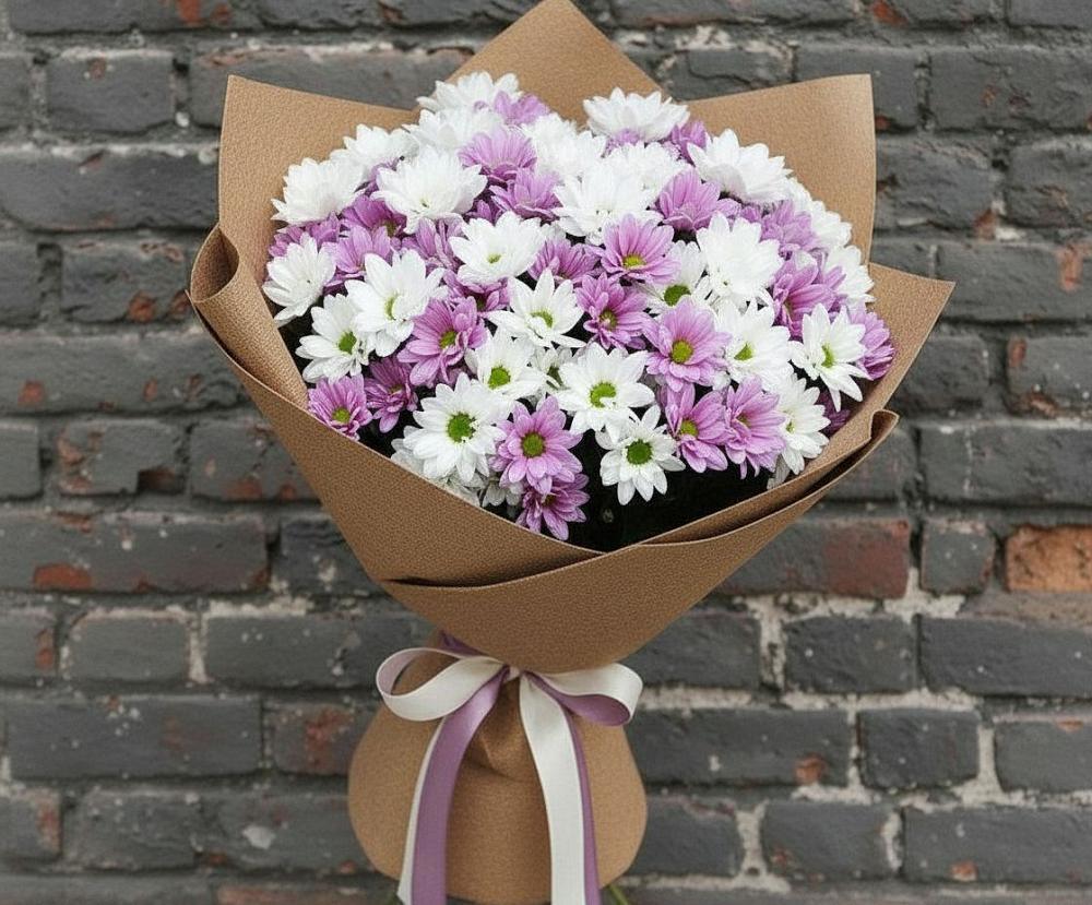Букет цветов из: Хризантемы в Фатеже