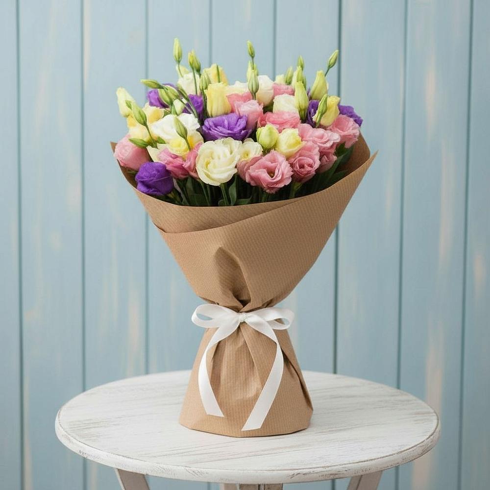 Букет цветов из: Лизиантусы в Фатеже