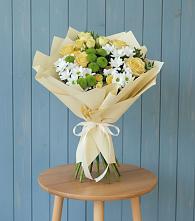 Букет цветов из:  Хризантемы и Розы #REPLACE_PRED# Фатеже