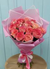 Букет 15 Розовых роз Равель #REPLACE_PRED# Фатеже