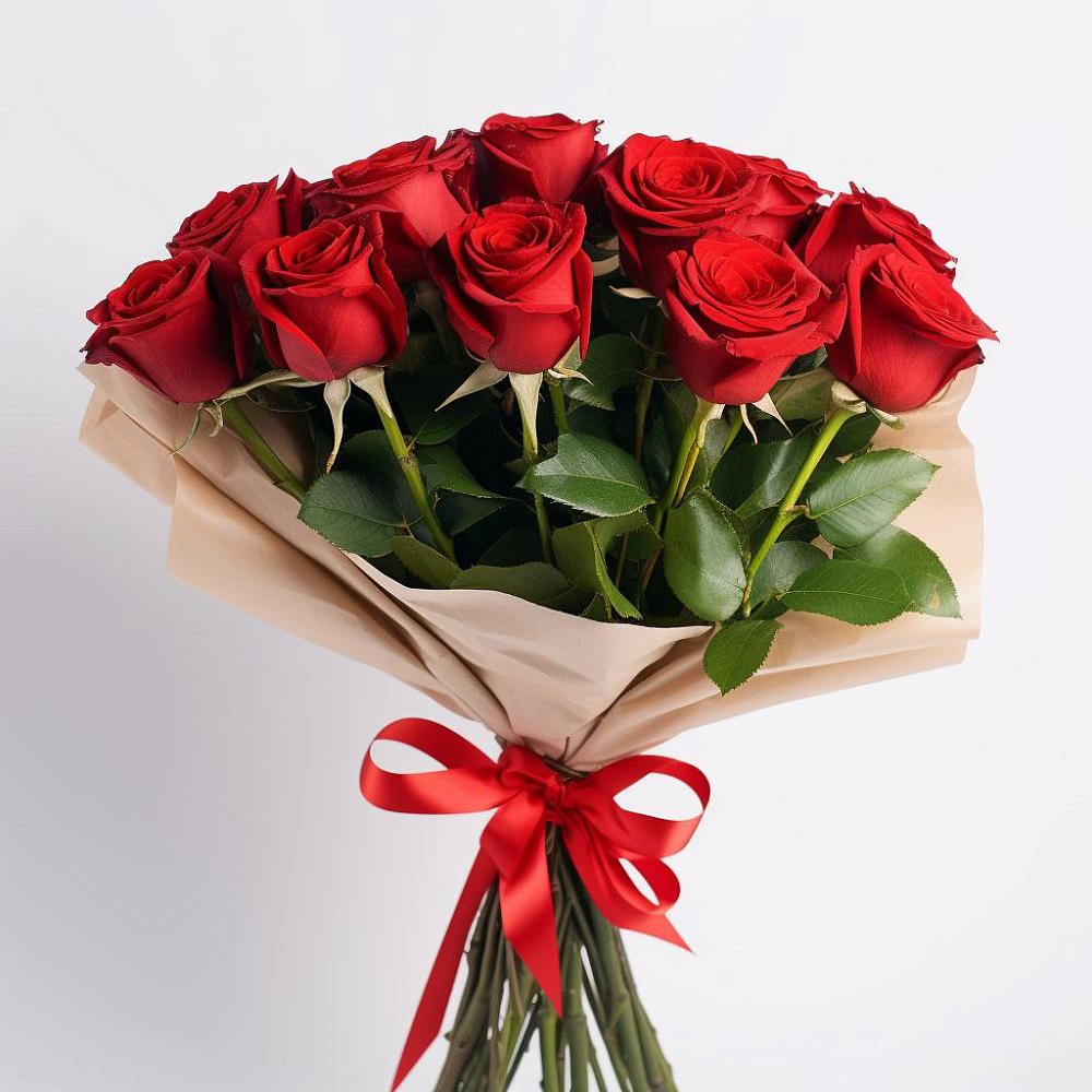 Букет 11 Красных роз Эдлесс Лав в Фатеже